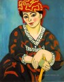 La tête de Madras Rouge Madame Matisse Madras Rouge abstrait fauvisme Henri Matisse